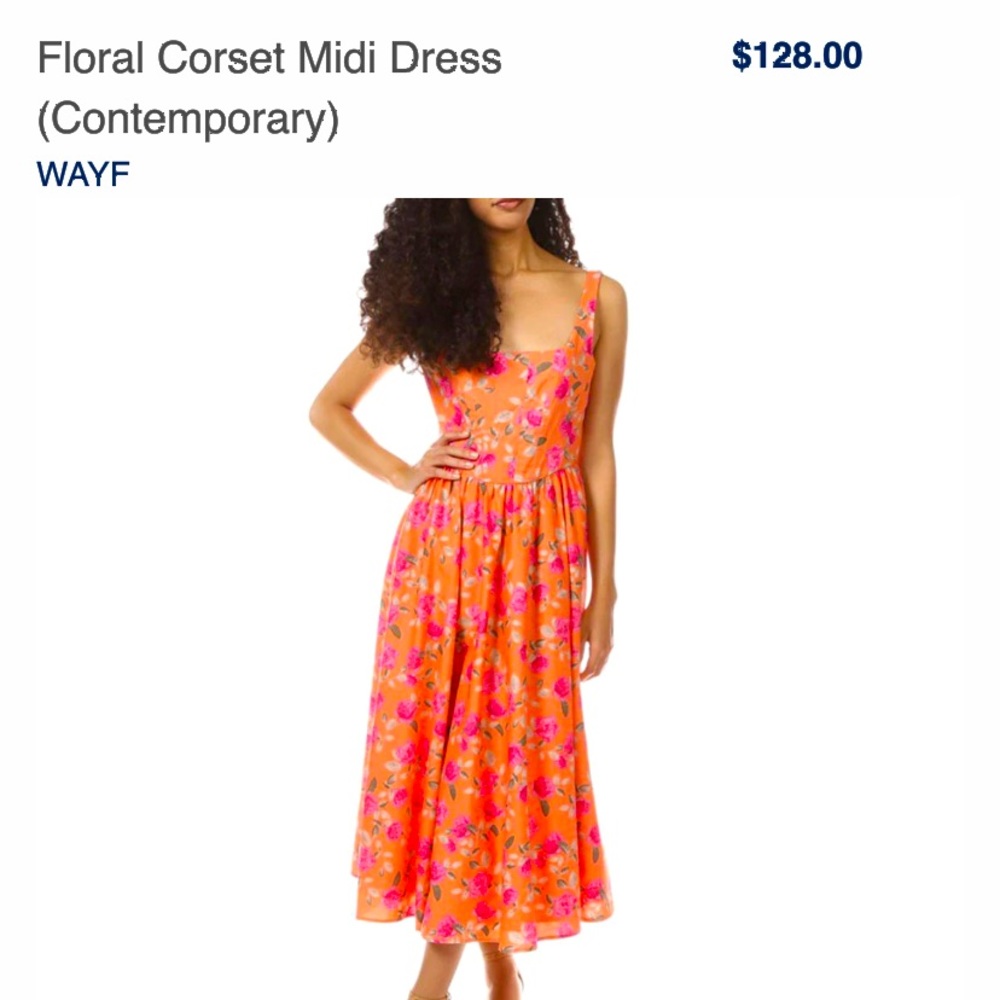 Gorgeous, vibrant summer dress